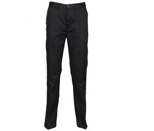 Henbury HY640 - Pantalones rectos de hombre Negro