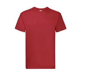 Fruit of the Loom SC210 - Camiseta de calidad premium Rojo