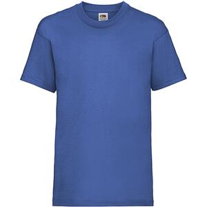 Fruit of the Loom SC231 - Camiseta infantil Value Weight Azul royal