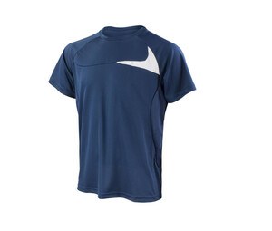 Spiro SP182 - Camiseta Dash Training para hombre Navy/White