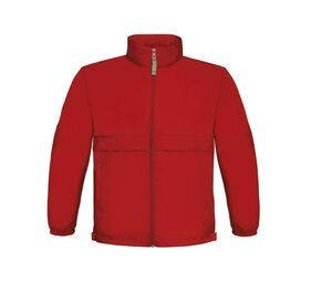 B&C BC301 - Chaqueta Sirocco para Niños Rojo