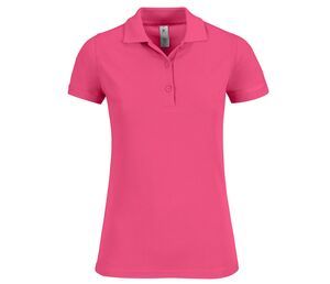 B&C BC409 - Polo Mujer Azafrán Atemporal Fucsia