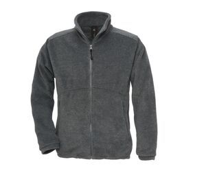 B&C BC600 - Chaqueta polar de hombre con cremallera grande Charcoal