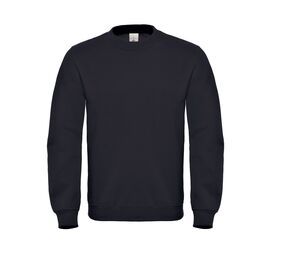 B&C BCID2 - Sudadera de algodón con cuello redondo Negro