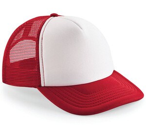 Beechfield BF645 - Gorra de camionero con cierre trasero vintage para hombre Classic Red/White