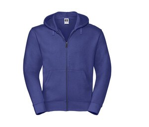 Russell JZ266 - Sudadera con capucha con cremallera auténtica para hombre Bright Royal