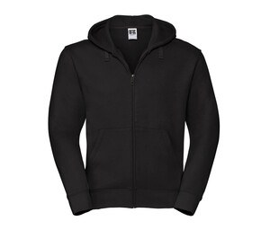 Russell JZ266 - Sudadera con capucha con cremallera auténtica para hombre