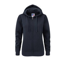 Russell JZ66F - Sudadera con capucha Authentic Zipped French marino