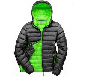 Result RS94F - Chaqueta acolchalda Snow Bird para mujer Black/Lime