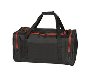 Black&Match BM907 - Bolso Sport 55 Black/Orange