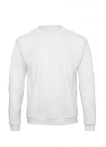 B&C ID202 - Sudadera de corte recto Blanco