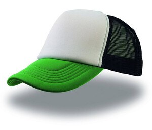 Atlantis AT011 - Gorra Rejilla White/Black/Green