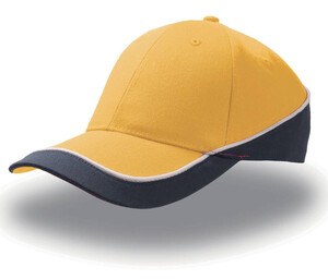 Atlantis AT088 - Gorra de 6 paneles en contraste Yellow / Navy