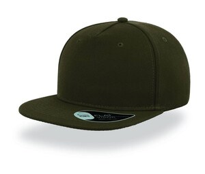 Atlantis AT090 - Gorra con visera plana de 5 paneles Verde Oliva