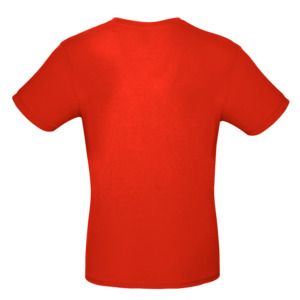 B&C BC01T - Camiseta para hombre 100% algodón Fire Red