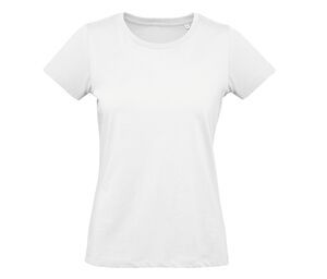 B&C BC049 - Camiseta Mujer 100% Algodón Orgánico Blanco
