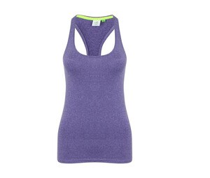 Tombo TL506 - Camiseta SIN MANGAS deportiva para mujer Purple Marl