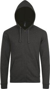 SOL'S 01714 - STONE Sudadera Con Cremallera Unisex Charcoal Melange