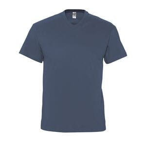 SOL'S 11150 - VICTORY Camiseta Hombre Cuello Pico Denim