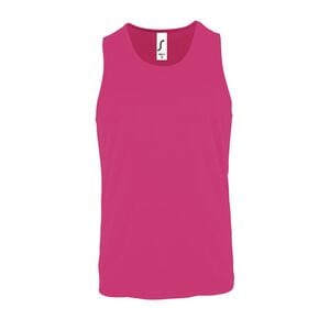 SOL'S 02073 - Sporty Tt Men Camiseta De Tirantes De Deporte De Hombre Rosa fluor 2