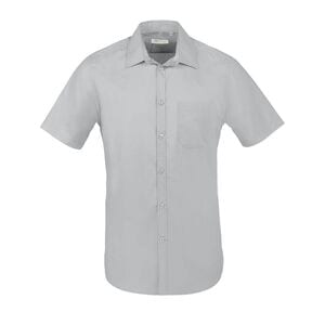 SOL'S 02923 - Bristol Fit Camisa De Popelina De Hombre De Manga Corta Gris perla