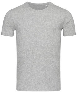 Stedman STE9020 - Camiseta Entallada para Hombre Morgan Grey Heather