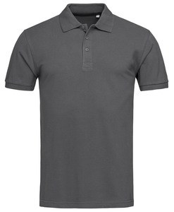 Stedman STE9060 - Polo Auténtico Piqué Harper Hombre Slate Grey