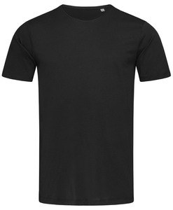 Stedman STE9100 - Camiseta de cuello redondo de hombre Finest cotton-t Black Opal