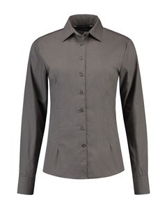 Lemon & Soda LEM3932 - Camisa Poplin mezcla ls para ella Gris perla