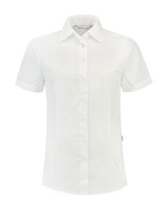 Lemon & Soda LEM3933 - Camisa Poplin mezcla ss para ella Blanco