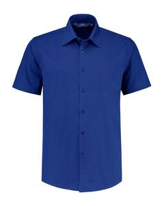 Lemon & Soda LEM3936 - Camisa Poplin mezcla ss para él Azul royal