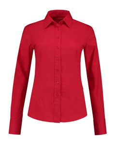 Lemon & Soda LEM3985 - Camisa Poplin ls para ella Rojo