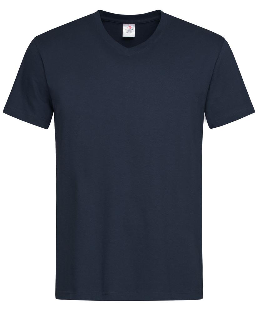 camiseta cuello pico para hombres stedman