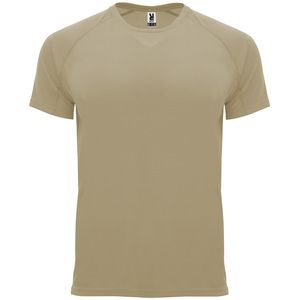 Roly CA0407 - BAHRAIN Camiseta técnica de manga corta ranglán Dark Sand