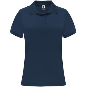 Roly PO0410 - MONZHA WOMAN Polo técnico de manga corta para mujer Navy Blue