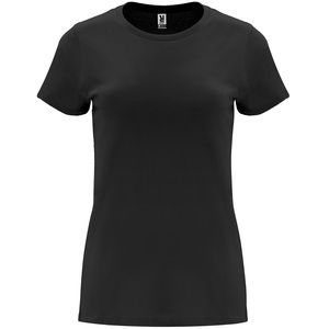 Roly CA6683 - CAPRI Camiseta de manga corta entallada Negro