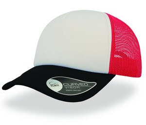 Atlantis AT011 - Gorra Rejilla White/ Red/ Black