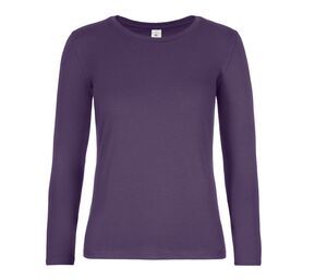 B&C BC08T - Camiseta de manga larga para mujer Urban Purple