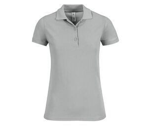 B&C BC409 - Polo Mujer Azafrán Atemporal Pacific Grey