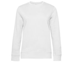 B&C BCW01Q - Sudadera de manga recta 280 reina White