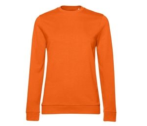 B&C BCW02W - Sudadera cuello redondo Pure Orange