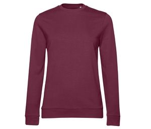 B&C BCW02W - Sudadera cuello redondo Wine