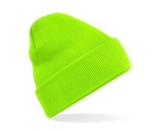 Beechfield BF045 - Gorro con solapa Fluorescent Green