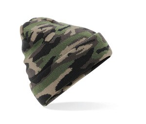 Beechfield BF419 - Gorro con puños camuflados