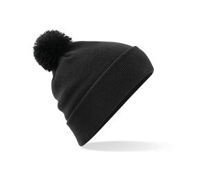 Beechfield BF426 - Gorro con pompones Negro