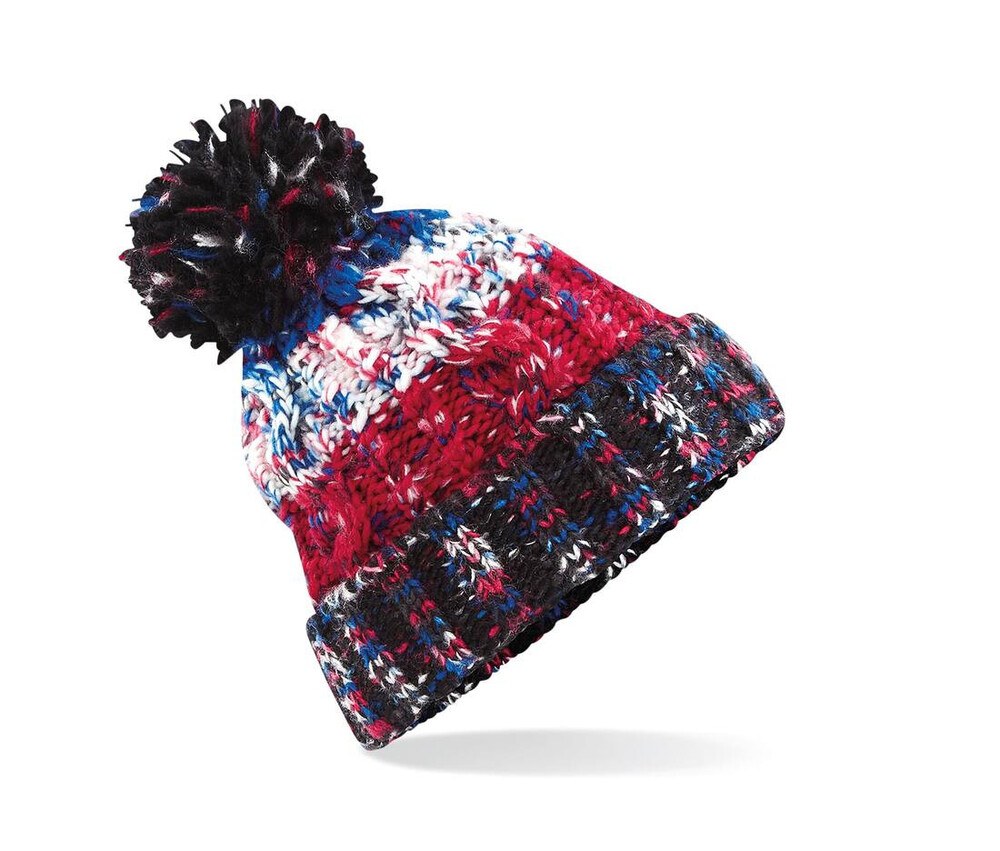 Beechfield BF486 - Gorro sacacorchos con pompón