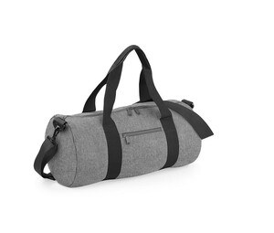 Bag Base BG144 - Bolsa de viaje tipo barril Grey Marl/Black