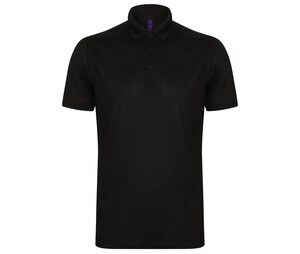 Henbury HY460 - Polo de poliéster para hombres HY460 Negro