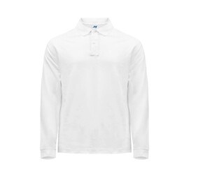 JHK JK215 - Polo de manga larga para hombre White