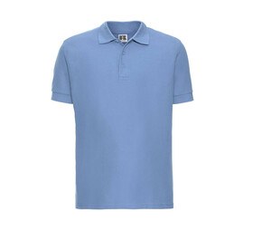 Russell JZ577 - Polo Resistente Hombre 100% Algodón Sky